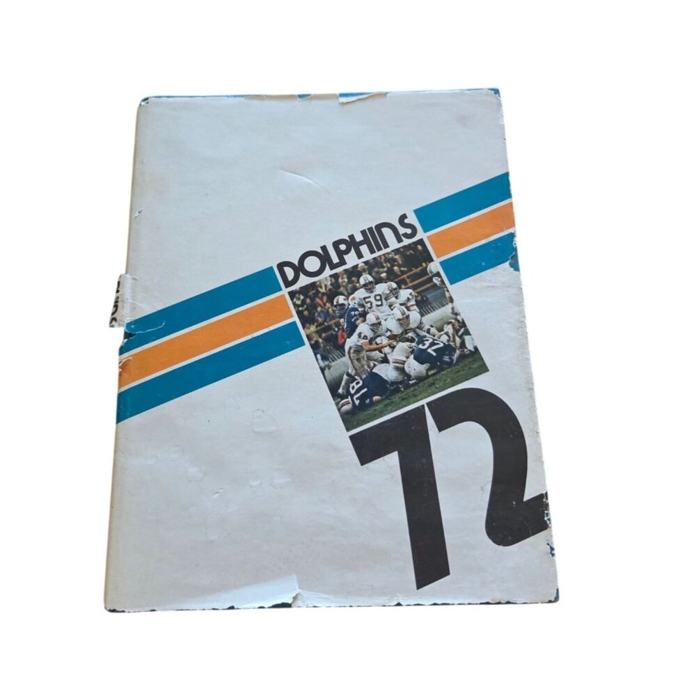Miami Dolphins 72 Official Hardcover Yearbook 1972 NFL Football Collector Edt